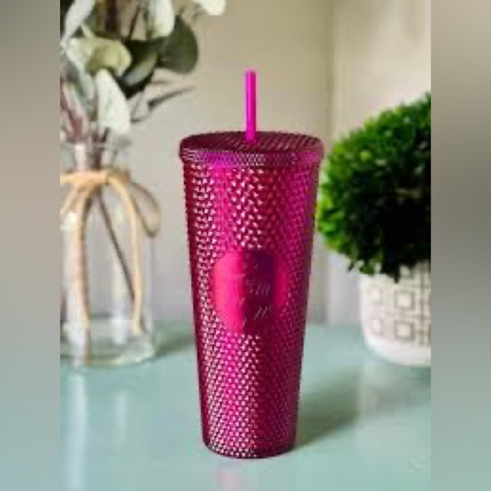 Starbucks Berry Bling Diamond Studded Tumbler Fall 2022 Venit 24oz